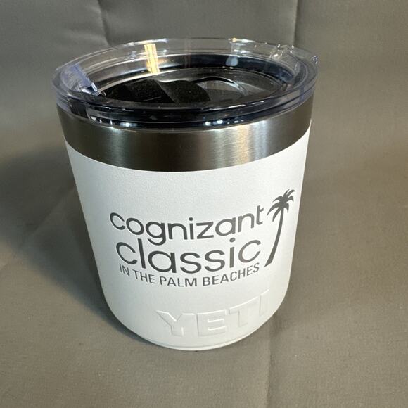 Yeti Other - Yeti 10 oz Low Ball Wine Tumbler White "Cognizant Classic In The Palm Beaches”